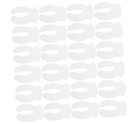 FRCOLOR Disposable 1000pcs Pure Cotton Eye Pads Moisturizing Eye Covers U-shaped for Facial Care and Sensitive Skin