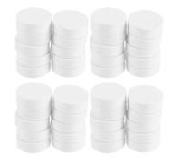 FRCOLOR Disposable Compressed Towel Tablets for Travel and Outdoor Camping, Hygienic Onetime Use Portable Face Wash Cloths Made of Fiber, 8 Boxes of White Disposable Compressed Cotton