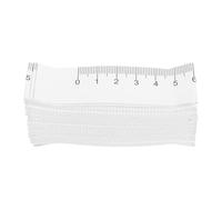 FRCOLOR Disposable Paper Measuring Tape Wound Measurement Ruler Paper Double-Sided Left-to-Right Reading for Clinic Use 100pcs