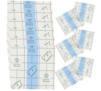 FRCOLOR Disposable Prevent Dirt Spreading Pu Makeup Hand Palettes 100pcs Waterproof Self-adhesive Film for DIY Nail Art Decoration and Mixing Makeup Liquids