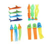 FRCOLOR Diving for Swimming Pool Underwater Swimming with Sharks Octopus Jellyfish Seaweed Portable Summer Pool Game to Develop Diving Skills and Enhance Water Play Fun Random Color