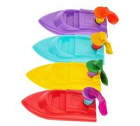 FRCOLOR DIY Balloon Recoil Ship Set Educational Plaything for Enhance Imagination and Hands Skills for Science Experiments and Outdoor Fun Random Color