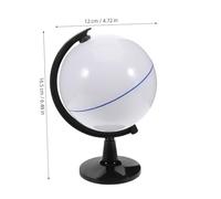 FRCOLOR DIY Blank Globe Model with Stand Reusable Writable Decorative Globe for Geography Teaching Interactive Educational Crafts Project for Classroom and Home