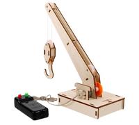 FRCOLOR DIY Crane Science Learning Kit Stem Educational Model Assembly for Boys and Engineering Building for Creativity Physics and Stem Skill Development Random Color