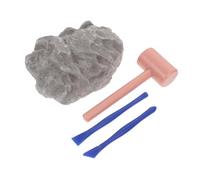 FRCOLOR DIY Excavation for Educational Archaeology Dig Kit with Crystal Simulation Interactive Activity for Patience and Stem Learning Suitable for Boys