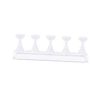 FRCOLOR Diy Nail Art Display Stand Pcs Chessboard Design Acrylic Base Magnetic Nail Tips Holder