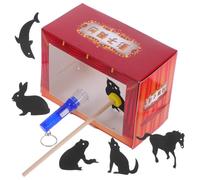 FRCOLOR DIY Shadow Puppet Kit Chinese Shadow Theatre Educational Toy Arts & Crafts Puppet Set for Cultural Storytelling, Pretend Play