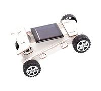 FRCOLOR DIY Solar Powered Car Kit for Educational Assembly Engaging Science Plaything for Hand and Brain Development Lightweight Portable Design for Family