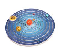 FRCOLOR DIY Solar System Model Painting Kit for Creative Hands Planet Puzzle Educational Solar System Puzzles for Boys and Planetary Art Craft Home Decoration and Festival Gift