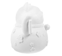 FRCOLOR DIY Unfinished Fortune Cat Piggy Bank Coin Saving Pot for Creative Hand Painted Graffiti Desktop Money Holder Birthday Christmas