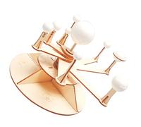 FRCOLOR DIY Wooden Solar System Model Kit Educational Space for Lightweight Planets Craft to Enhance Cognitive and Creative Skills Stem Science Project