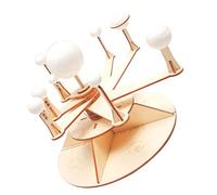 FRCOLOR DIY Wooden Solar System Model Kit for Educational Nine Planets Space Puzzle Lightweight Craft for and Birthday Gifts