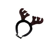 FRCOLOR Dog Reindeer Antlers Pet Hair Hoop Christmas Fun Hair Band Deer Headband