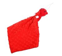 FRCOLOR Dots Security Blanket Plush Red Bear Infant Soothing Comfort Blanket for Babies Suitable for Newborns and Toddlers