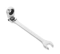 FRCOLOR Double End Ratcheting Wrench with Flex Head, Chrome Vanadium Steel Construction, High Torque Transfer and Comfortable Grip, for Auto Repair and Mechanical Work