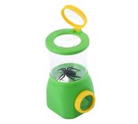 FRCOLOR Double Lens Observation Box for Light Green Magnifier Viewer with Base for Flower and Coin Exploration Safe Catcher Container for Outdoor Science Education