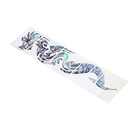 FRCOLOR Dragon Pattern Guitar Fret Inlay Stickers Self-adhesive Plastic Decals for Musical Instrument Decoration Easy to Use Blue Guitar Fingerboard Sticker