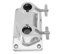 FRCOLOR Drum Base for Bass Drum Hoop Holder Bracket Leg Installation Base Cymbal Mount Bracket for Floor Tom Leg Mount for Jam Sessions and Rehearsals Stage Use