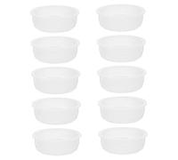 FRCOLOR Drum Caps Drum Lids 10pcs Plastic Bung Replacement Pull Ring for 20L 25L 30L Water Storage Chemical Barrel Sealing