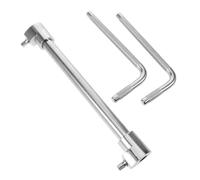 FRCOLOR Drum Clamp Mounting Bracket for Cowbell Dual Head Percussion Arm Holder Accessory for Drumming Accessories Kit