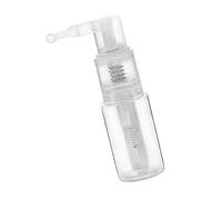 FRCOLOR Dry Powder Bottle Sprayer Portable Travel Container Adjustable Nozzle Fine Mist PET Plastic 14ml for Oral Medicine and Cosmetics