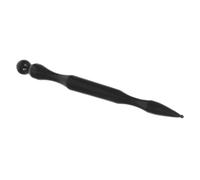 FRCOLOR Dual Head Buffalo Horn Acupuncture Pen Portable Manual Reflexology Tool for Precise Ear Point Massage Self Massage Acupressure Bar for Facial and Full