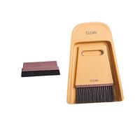 FRCOLOR Dustpan and Brush Desk Broom Extendable Handle Mini Broom for Kitchen and Home