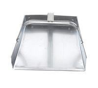 FRCOLOR Dustpan Desktop Cleaning Tool Stainless Steel Lightweight Mini for Home Use Silver and Labor-Saving Tabletop Small Dust Pan for Kitchen Waste Scooping