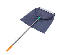 FRCOLOR Dustpan-Type Garbage Bags Windproof Waste Collector Long Handled Leaf Bag for Yard Pool Garden