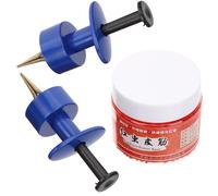 FRCOLOR Earthworm Bait Clips Made of Sturdy Abs Material with Blue Lure Bait on Hook Feature, Designed for Outdoor Fishing to Keep Hands Safe and Clean, Suitable for Maggots and Red Worms