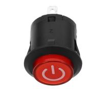 FRCOLOR Easy Installation Start Button Switch for Electric Rocker Press Switch for Motorcycle and Electric Replacement