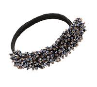 FRCOLOR Easy Take off Crystal Hair Hair Bun Maker Bun Band for Birthday Party Shopping