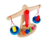FRCOLOR Educational Balance Scale Teaching Aids Early Learning Tools for Intellectual Development and Weight Concept Calculation Skills Parent Interactive Stem Plaything for Boys