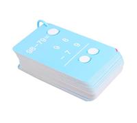 FRCOLOR Educational Math Flash Cards Set for Early Learning Addition Subtraction Multiplication Division Range Kindergarten Grade Math Practice