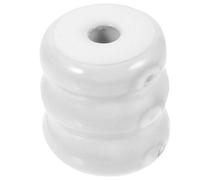 FRCOLOR Electric Fence Insulator, White and Easy Installation Excellent Insulation with Ceramic for Small Insulate Bottle Low Voltage Posts Suitable for Power Equipment and Communication