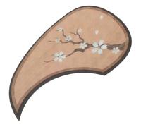 FRCOLOR Electric Guitar Pickguard Sticker Wood Grain Pattern Guitar Pick Guard Decal Scratch Plate Drop Shaped Sticker