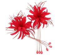 FRCOLOR Elegant Chinese Style Hanfu Hair Accessories Tassel Flower Hair Clips for Brides Traditional Ancient Hairpin Ornaments for Women Wedding Decoration