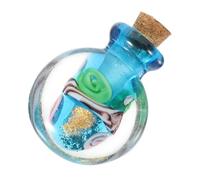 FRCOLOR Elegant Glass Perfume Diffuser Necklace Essential Oil Diffuser Pendant Decorative Bottle for Diy Jewelry Making