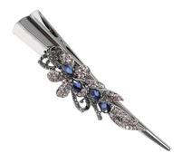 FRCOLOR Elegant Hair Clips for Women Girls Hair Clip Rhinestone Large Barrette for Daily Wear