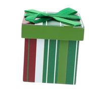 FRCOLOR Elegant Holiday Mini Bow Present Box for Micro World Accessories for Year and Festive Home Decor