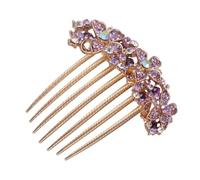 FRCOLOR Elegant Rhinestone Hair Comb Crystal Insert Comb for Wedding Bridal Hair Accessories Headpiece for Women