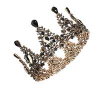 FRCOLOR Elegant Vintage Crown Headpiece Bridal Wedding Headdress Lasting Comfort Attractive for Special Occasions