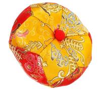FRCOLOR Embroidered 3.5-inch Hand-sewn Cotton Singing Bowl Cushion Pad for Tibetan Buddhist Sound Bowls, Soft Mat for Sound Stability and Vibration Absorption, Suitable for Meditation and Prayer Use