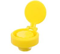FRCOLOR Emergency Eyewash Spray Head Integrated Sealing Nozzle with Abs Antidust Cap Gentle Wide Fanshaped Spray and Inner Outer Threaded Interfaces for Laboratory and Factory Use