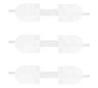 FRCOLOR Emergency Wounds Closure Device 3Pcs Double-Sided Closure Strips with Dual-Direction Zipper for Small Cuts Quick Healing Scar Reduction