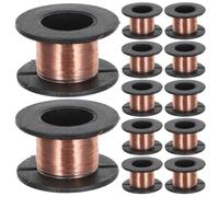 FRCOLOR Enameled Copper Winding Wire 10m Length 20pcs 0.1mm Diameter with Efficient Insulation and High Conductivity Magnet Wire for Motor Repair and Transformer Applications