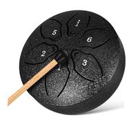 FRCOLOR Ethereal Rain Drum Note Tongue Drum for Outdoor Use Compact Percussion Instrument with Bag Mallets Easy to Learn Rich Sound Quality for All Ages