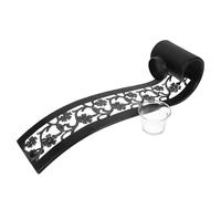 FRCOLOR European Vintage Iron Wall Mounted Candle Holder with Artistic Hollow Pattern, Space-saving Wall Sconce for Living Room or Dining Room Decoration