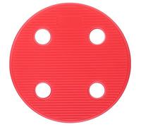 FRCOLOR EVA Waterproof Anti-Slip Shower Stool Pad, Soft Cushion for Elderly and Disabled, Self-Adhesive Bath Seat Mat with Ventilation Holes