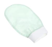 FRCOLOR Exfoliating Bath Glove Mitt in Fruit Green, Skin Scrubbing Gloves with Soft Silk-like Texture for Dead Skin Removal, Compact Body Scrubber Suitable for Shower and Bathing Care